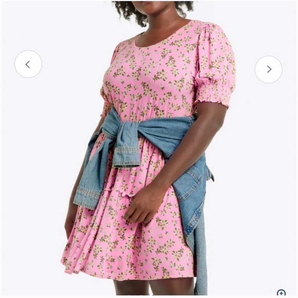 Draper James Lee Ann Dress in Pink Magnolia size 2X
